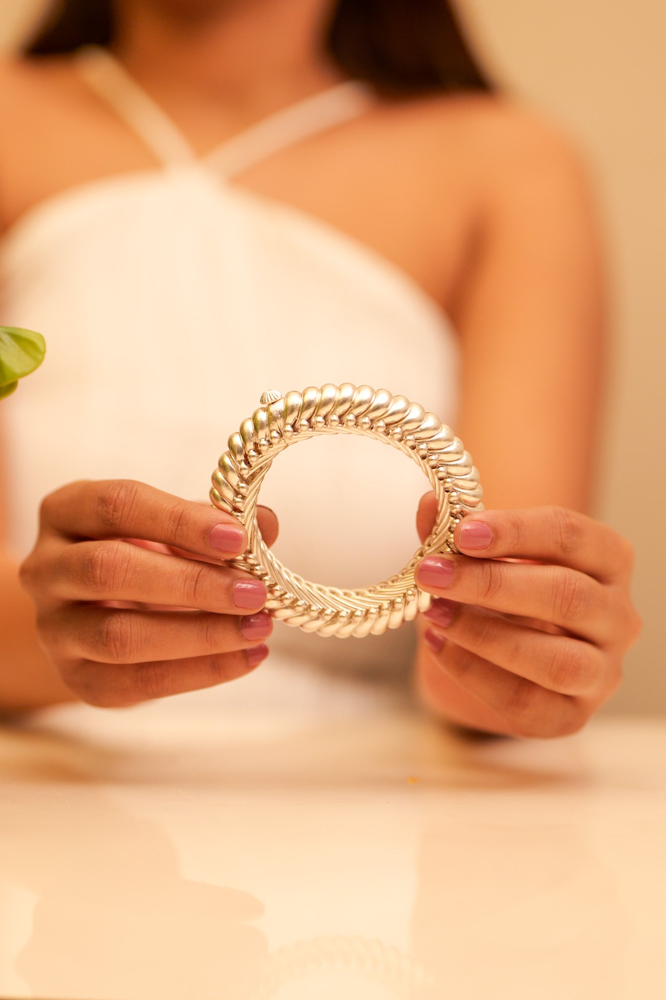 Anokhi Sutlada Tode Silver Bangle