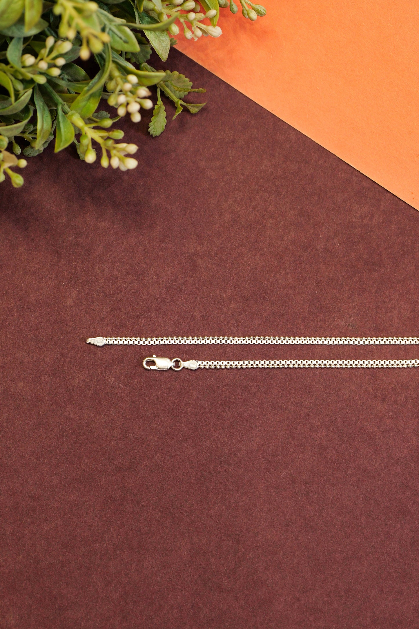 Anokhi Sleek Beads Chain Anklet