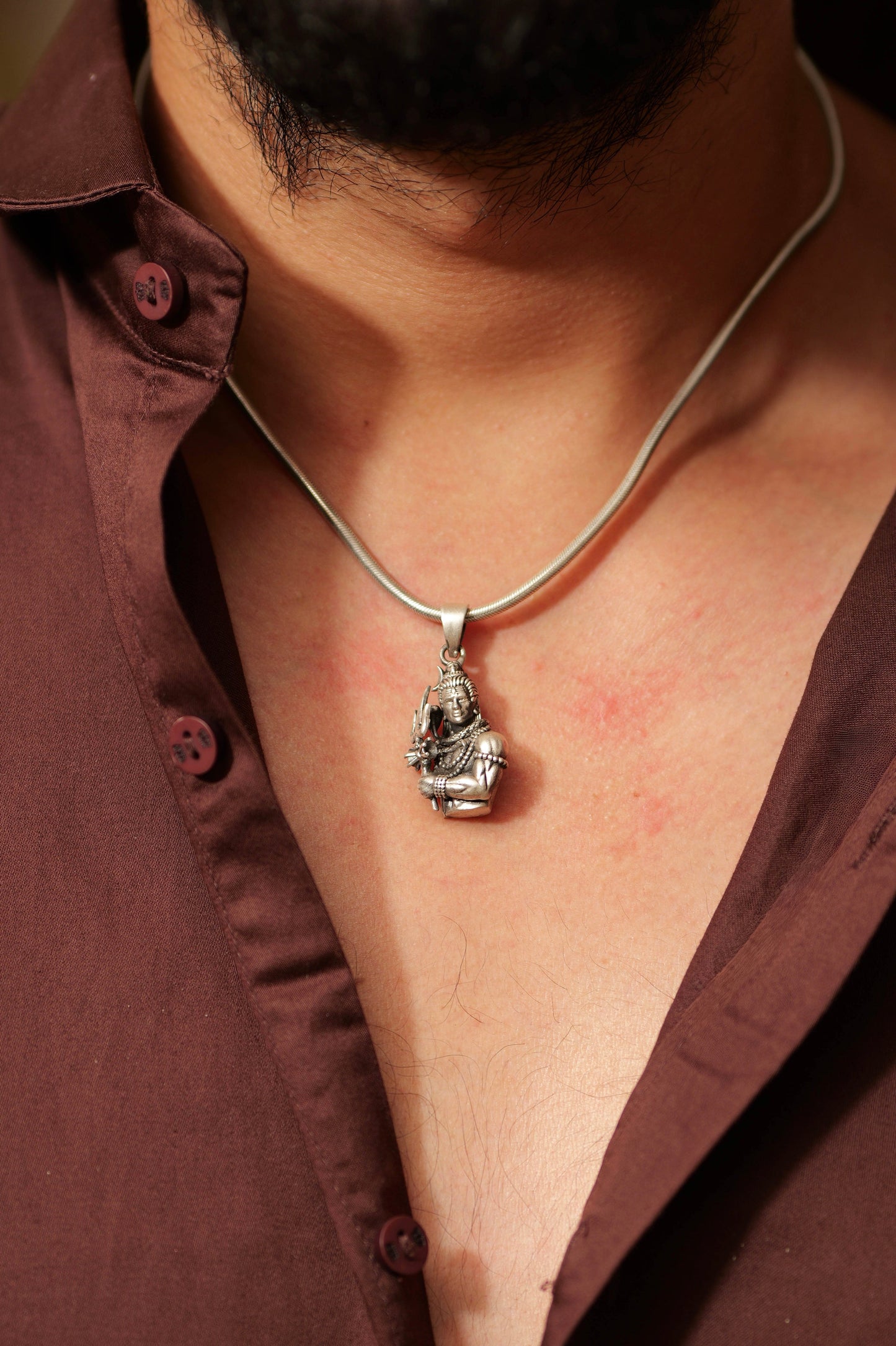 Rudra Trishul Divine Pendant
