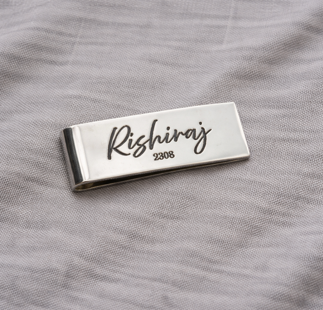 Classic Personalized Engraved Money Clip