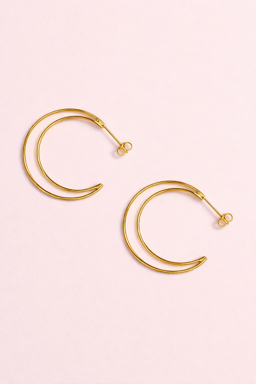 Aadhya Moon Curve Hoops