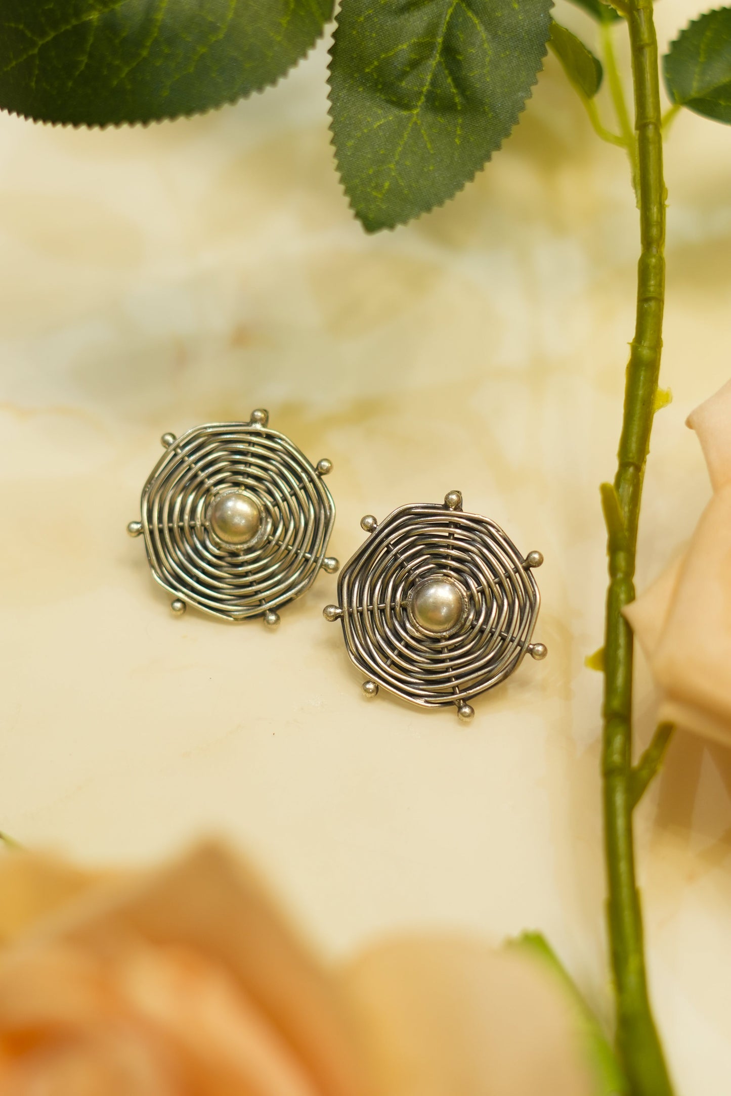 Aadhya Wire Concentric Earrings