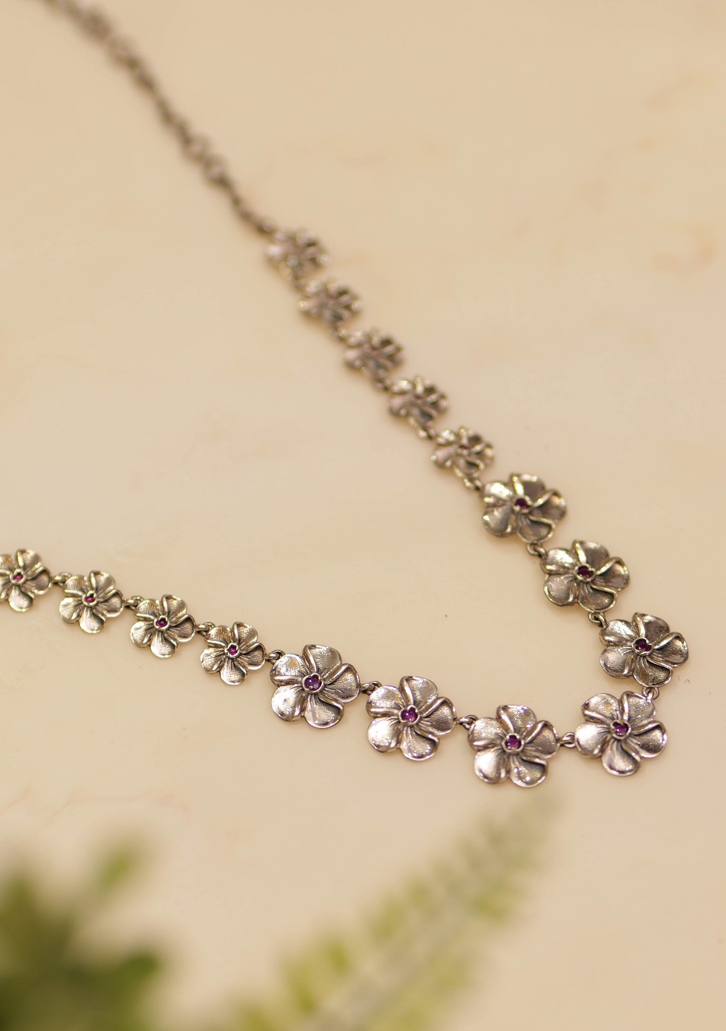 Aadhya Classic Floral Charm Necklace