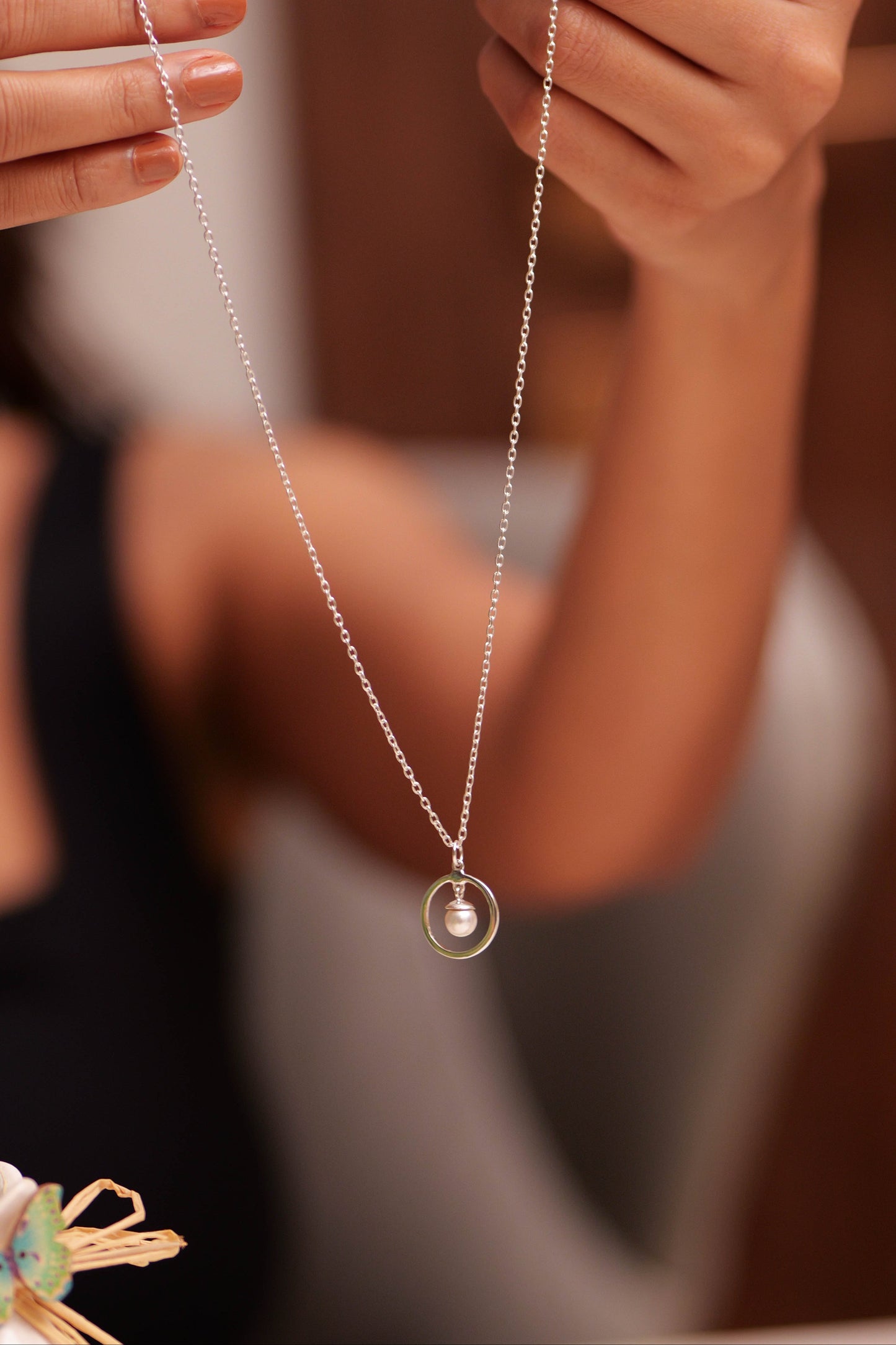 Aadhya Pearl Halo Necklace