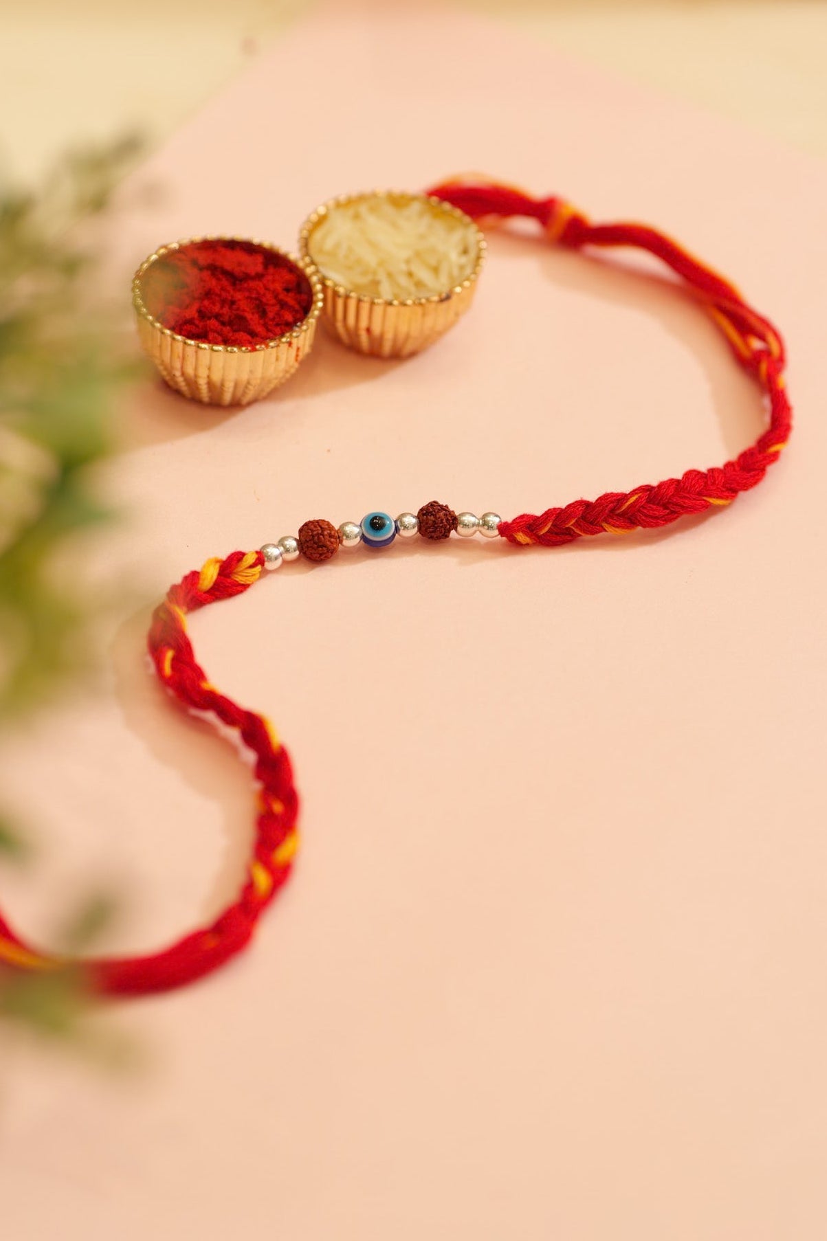 Rudraksha Nazar Protection Rakhi