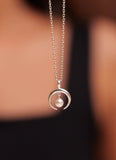 Aadhya Pearl Crescent Pendant