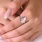 Aadhya Hammered Heart Ring