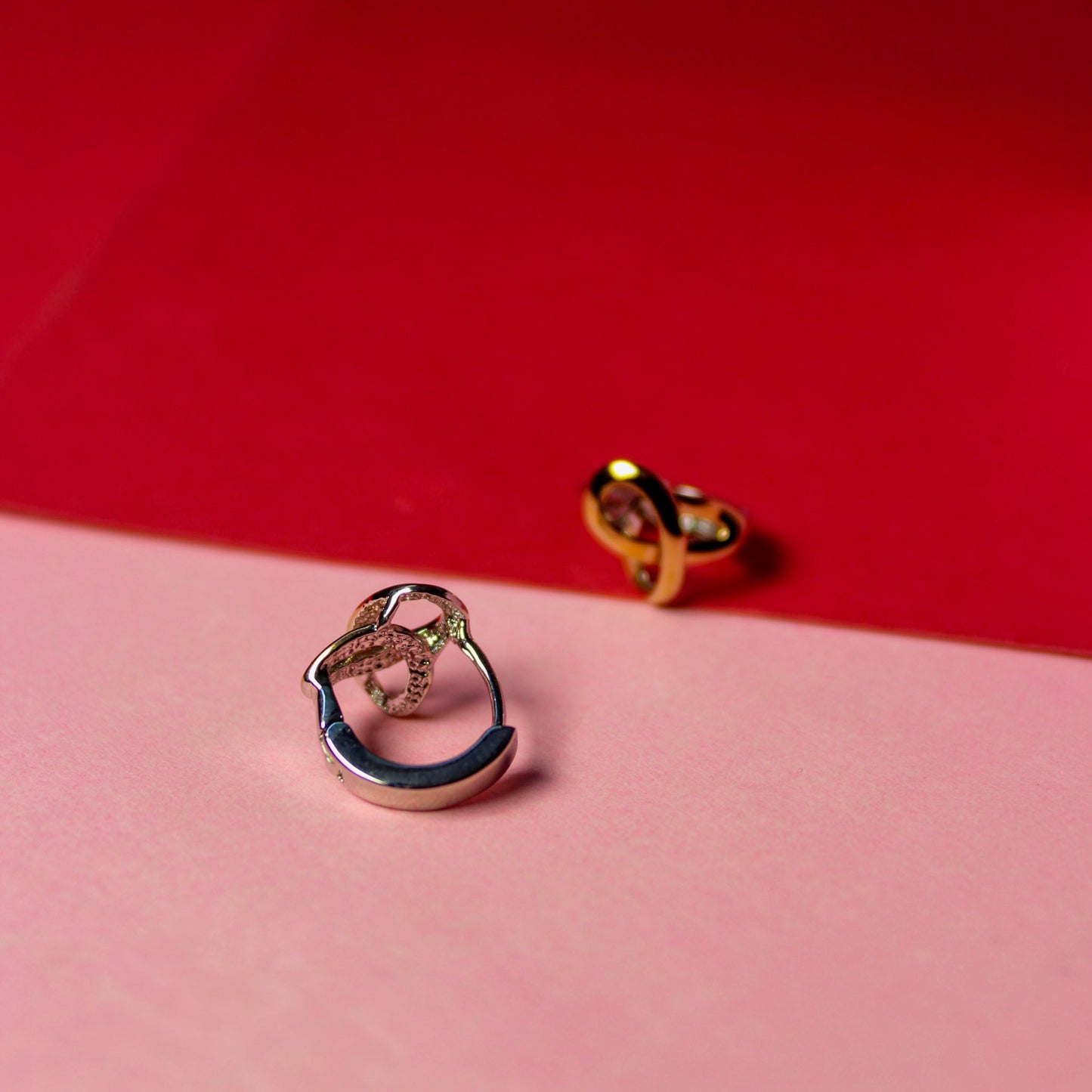 Rose Classic Knot Hoops