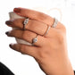 Silver Halo Bliss Ring