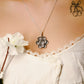 Ruh Embossed Flower Necklace