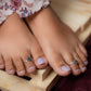 Mishi Flower Layered Toe Ring