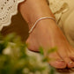 Anokhi Sleek Beads Chain Anklet