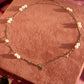 Silver Pearl Layered Necklace