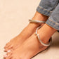 Anaya Spiral Twist Ankle Kada