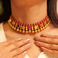 Anokhi Navratna Bead Choker Set