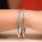Aadhya Knot Woven Bangle