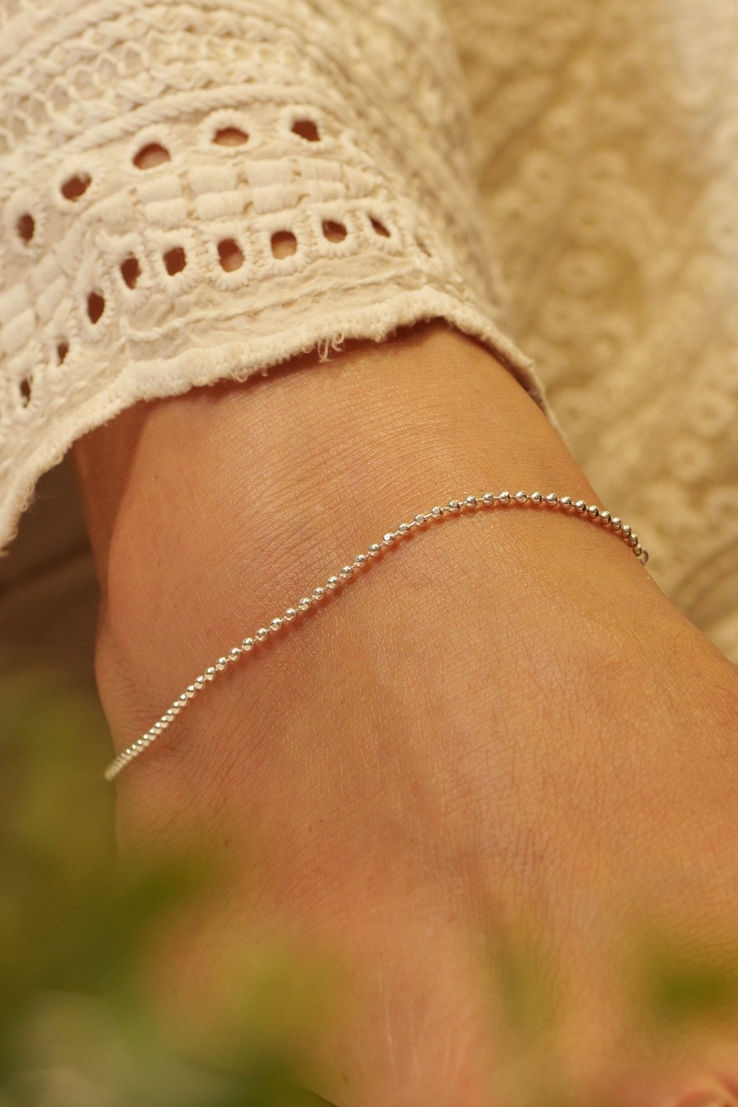 Anaya Minimal Beads Anklet