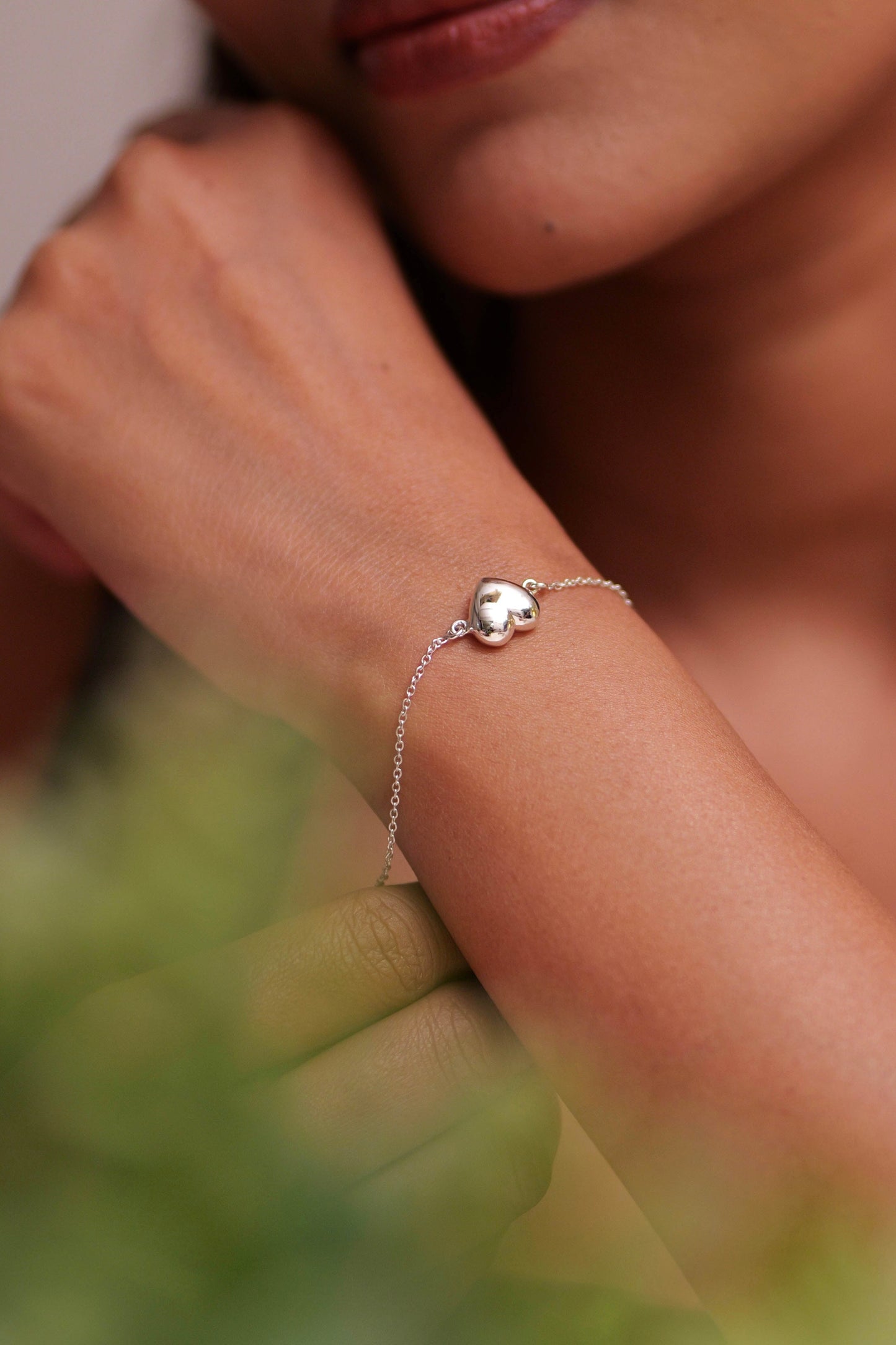 Aadhya Classic Heart Bracelet