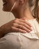 Geometric Trinity Band Ring