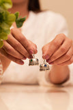 Aadhya Multistone Matte Jhumka