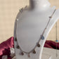 Silver Pearl Charms Necklace