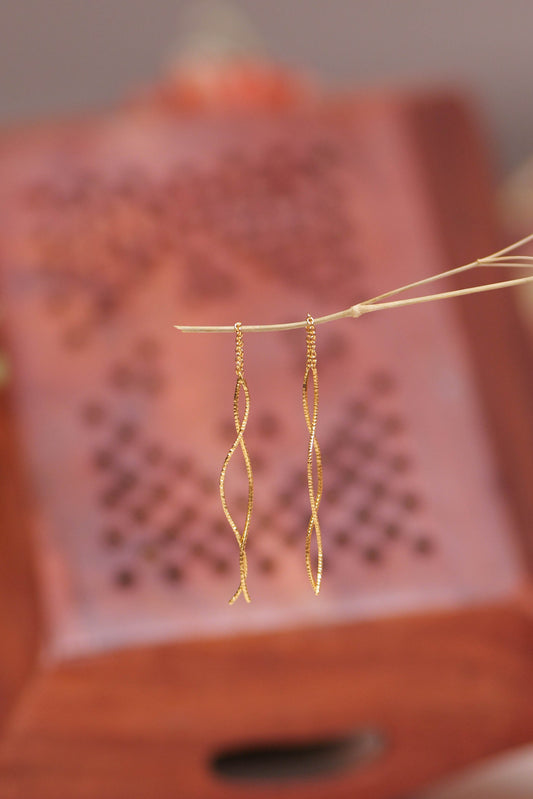 Sleek Chain Drop Earrings