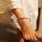 Aadhya Textured Mesh Ankle Kada