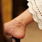 Aadhya Single Bead Classic Ankle  Kada