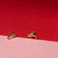 Rose Dolphin Studs