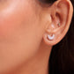 Celeste Diamond Moon Studs