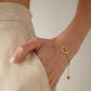 Aadhya Hollow Heart Bracelet