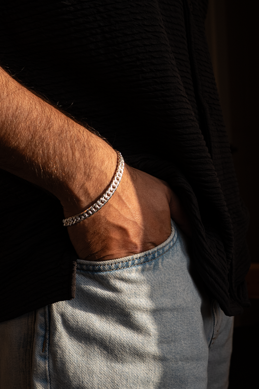 Classic Bold Curb Chain Men’s Bracelet