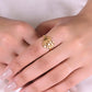 Aadhya Hammered Heart Ring