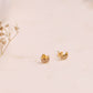 Celeste Diamond Moon Studs