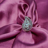 Twilight Flower Embrace Ring