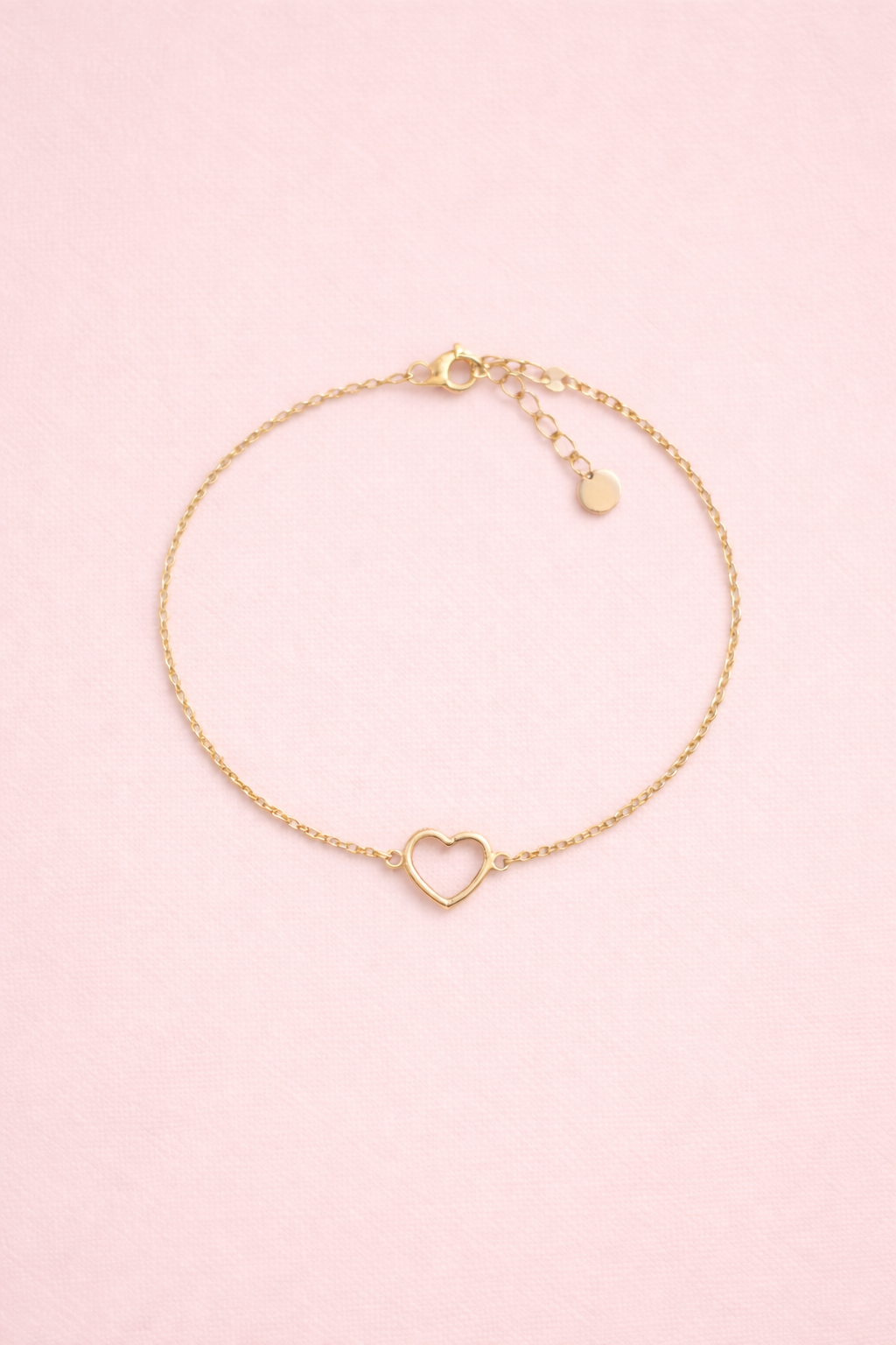 Aadhya Hollow Heart Bracelet