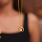 Aadhya Pearl Crescent Necklace