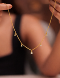Aadhya Diamond Drop Necklace