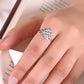Aadhya Hammered Heart Ring