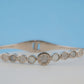 Silver Roman Crystal Circle Bracelet