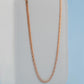 Rose Gold Twisted Chain Necklace