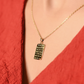 Golden Love Message Necklace
