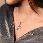 Silver Dancing Girl Necklace
