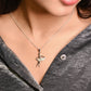 Silver Dancing Girl Necklace