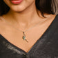 Silver Dancing Ballerina Necklace