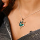 Silver Classic Dancing  Ballerina Necklace