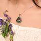Mystic Petal Turquoise Necklace