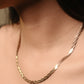 Rose Gold Twisted Chain Necklace