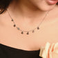 Silver Pearl Charms Necklace