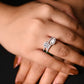 Silver Dual Glam Ring